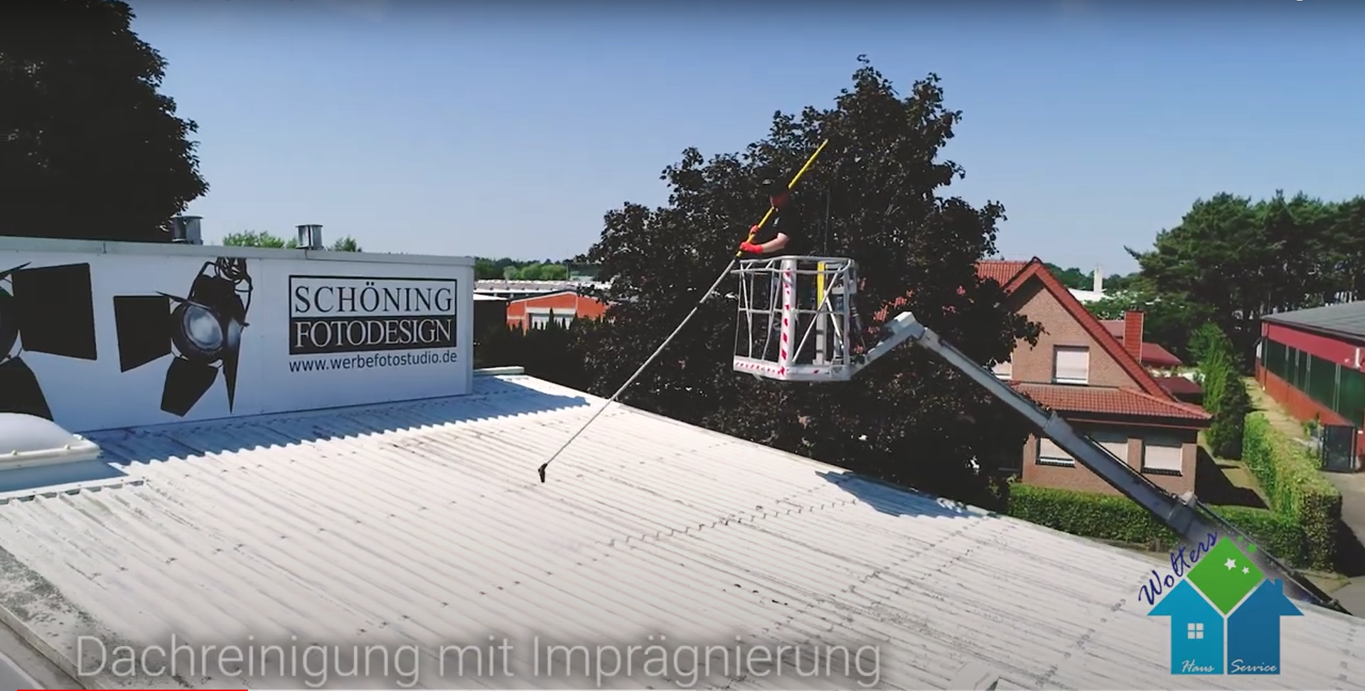 Dach-Tiefenreinigung Herzlake
